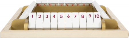 Joc de zaruri Shut the Box Gold Edition, 20x20x37c [1]