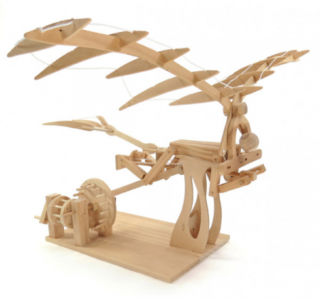 Jucarii - Model din Lemn, Leonardo Da Vinci, Ornithopter