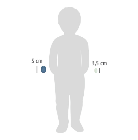 Joc Montessori, Pietre de Echilibrare Safari, 18 piese, small foot [5]