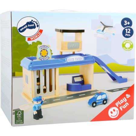 Jucarii - Statie de Politie din Lemn