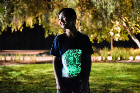 Tricou interactiv cu strălucire IA pentru copii - Super [2]