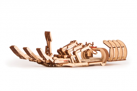 Puzzle 3D Lemn, Mână Mecanică Steampunk, WoodTrick [4]