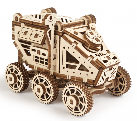 Puzzle 3D Lemn, Mars Buggy [0]