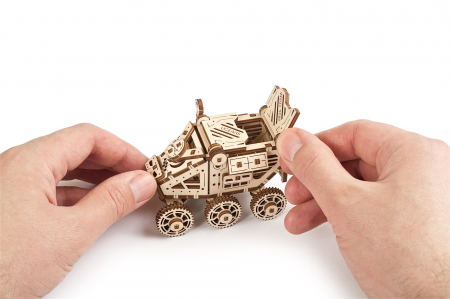 Puzzle 3D Lemn, Mars Buggy [4]