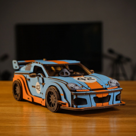 Puzzle 3D Lemn, Comet GTS, DIY Woosaic, 219 piese, Unidragon [2]