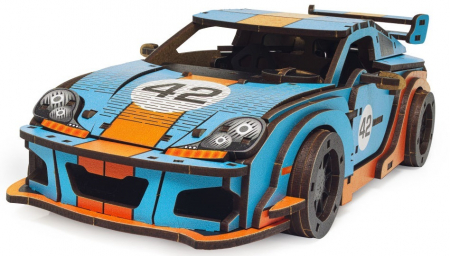 Puzzle 3D Lemn, Comet GTS, DIY Woosaic, 219 piese, Unidragon [4]