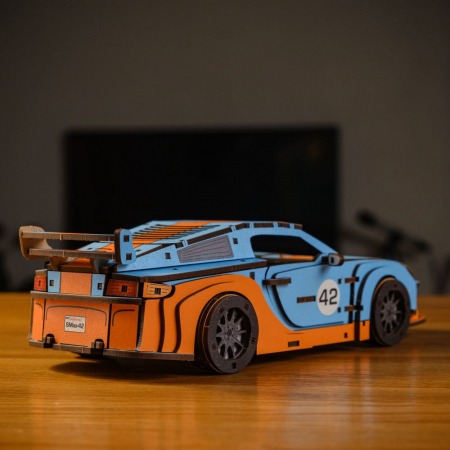 Puzzle 3D Lemn, Comet GTS, DIY Woosaic, 219 piese, Unidragon [3]