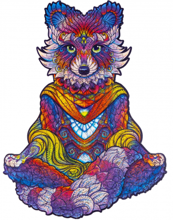 Puzzles - Puzzle din Lemn, Animal Raton Radiant,