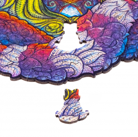 Puzzle din Lemn, Animal Raton Radiant, [1]