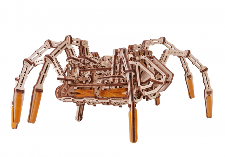 Puzzle 3D Lemn, Animal, Păianjen Steampunk [3]
