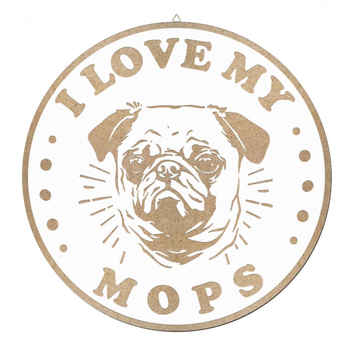 Tablou 'I love my mops' - A4 [1]