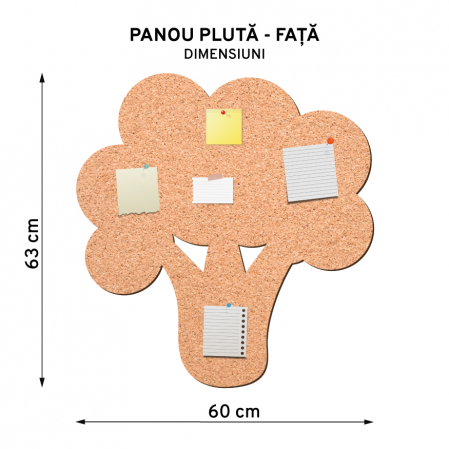 Panou Pluta Brocoli - Decor perete bucatarie, cadou femei, 60x63 cm [1]