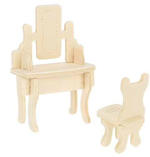 Un set de mobilier din lemn pentru păpuși 34 buc. [34]