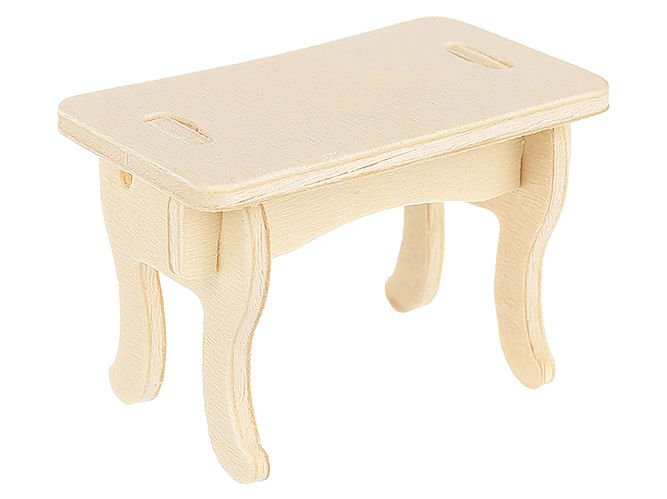 Un set de mobilier din lemn pentru păpuși 34 buc. [16]