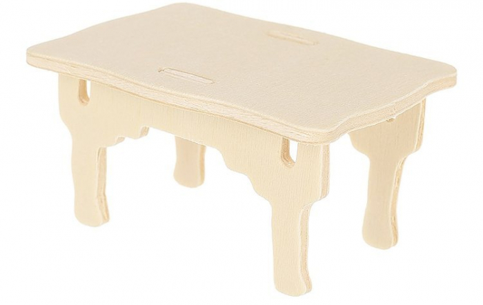 Un set de mobilier din lemn pentru păpuși 34 buc. [15]