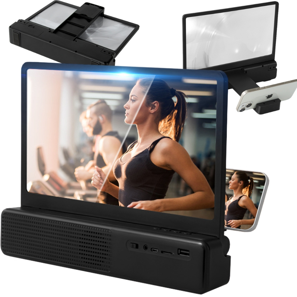 Amplificator de ecran cu lupă de ecran cu difuzor Bluetooth încorporat [1]
