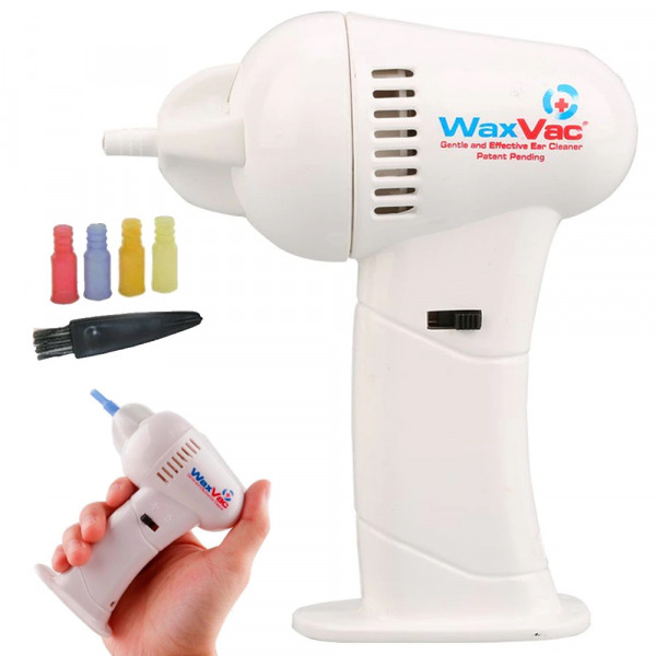 Aparat pentru curatarea urechilor, Wax Vac, 4 capete [2]