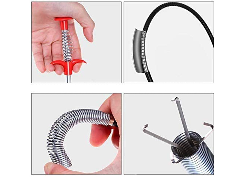 Aparat sarpe desfundat tevi de scurgere, metalic, tub flexibil,155 cm sau 56 cm [2]