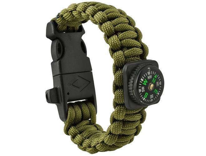 Brățară de SUPRAVIEȚUIRE cu Accesorii - Verde [4]