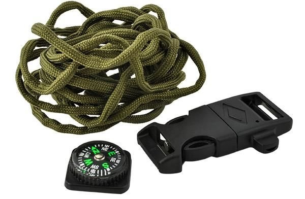 Brățară de SUPRAVIEȚUIRE cu Accesorii - Verde [12]