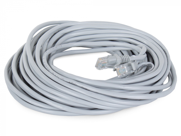 Cablu de retea, UTP, CAT5E, PVC, Mufa RJ45, 10m, Gri [2]