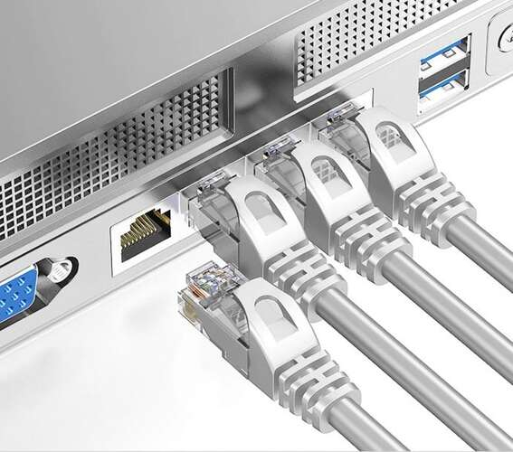 Cablu LAN de retea, Internet, RJ 45, PVC, diferite marimi, Gri [8]