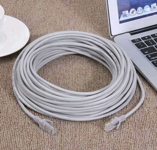 Cablu LAN de retea, Internet, RJ 45, PVC, diferite marimi, Gri [6]