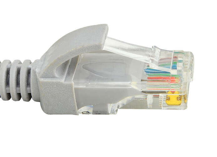 Cablu LAN de retea, Internet, RJ 45, PVC, diferite marimi, Gri [3]