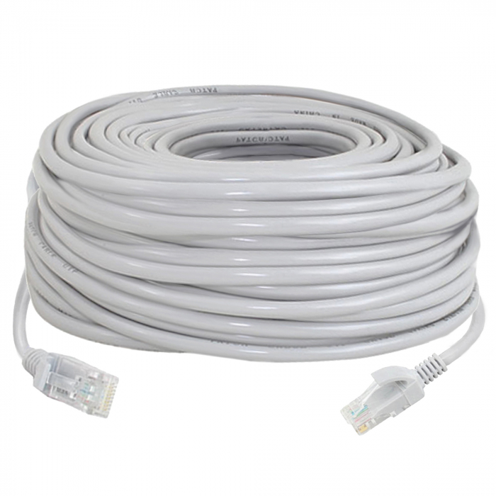 Cablu LAN de retea, Iso Trade, RJ 45, PVC, 30 m, Gri [6]