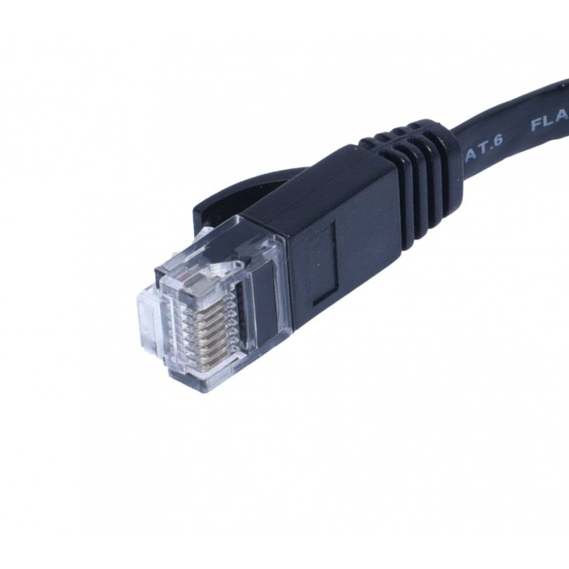 Cablu UTP Plat CAT6 Gigabit, 10m, 20m, 25m, 30m, mufat RJ45, cupru [10]