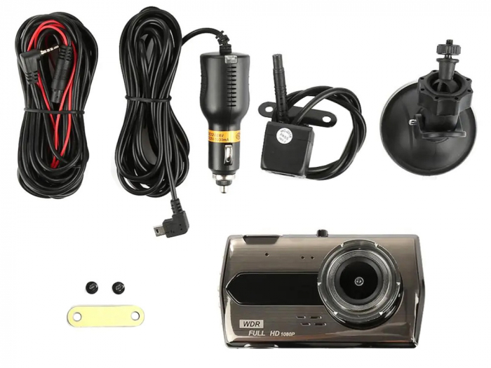 Camera auto full hd cu display lcd video recorder cu marșarier [10]