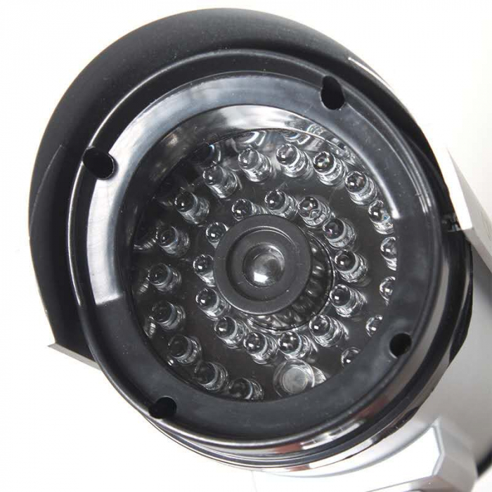 Camera supraveghere falsa dummy camera cu led, ZW70 IR, 2 baterii AA, Alb [6]