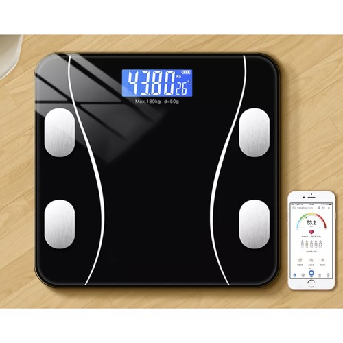 Cântar de Baie Inteligent LCD – Analitic, Bluetooth, Max 180 kg [9]