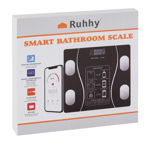 Cântar de Baie Inteligent LCD – Analitic, Bluetooth, Max 180 kg [13]