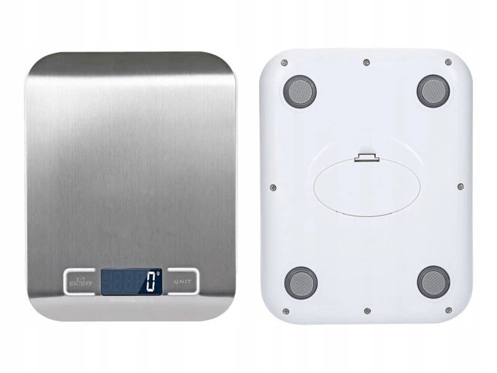 Cantar de bucatarie de precizie 1g/5Kg displei LCD, Argintiu [6]