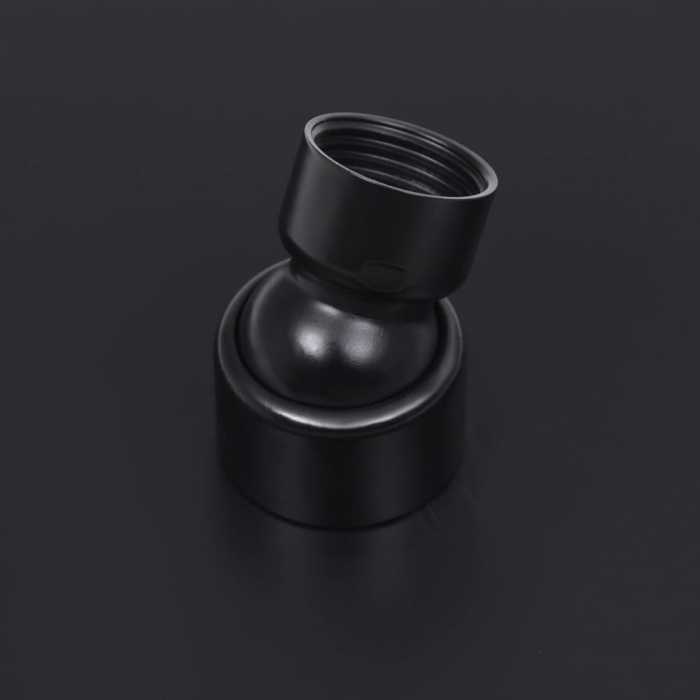 Cap de duș ploaie, negru, pătrat, ultra slim Black, Anti-Calc, diferite marimi [4]
