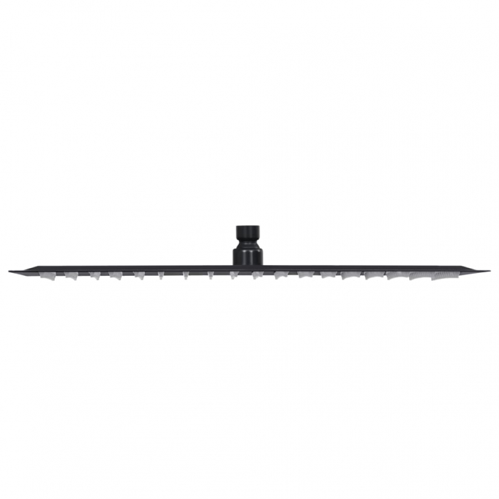 Cap de duș ploaie, negru, pătrat, ultra slim Black, Anti-Calc, diferite marimi [6]