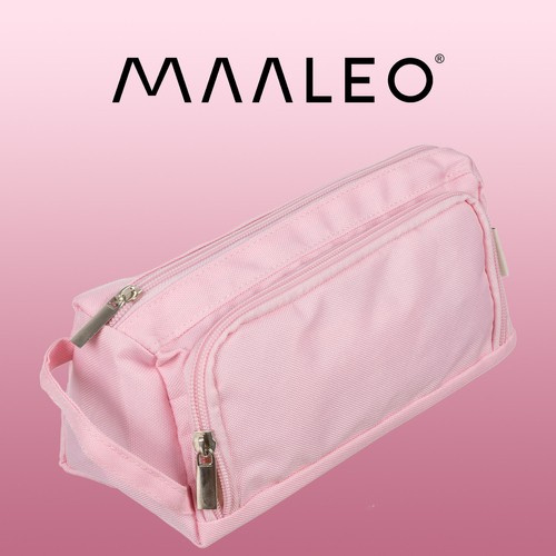 Penar dublu extensibil pentru creioane - roz [2]