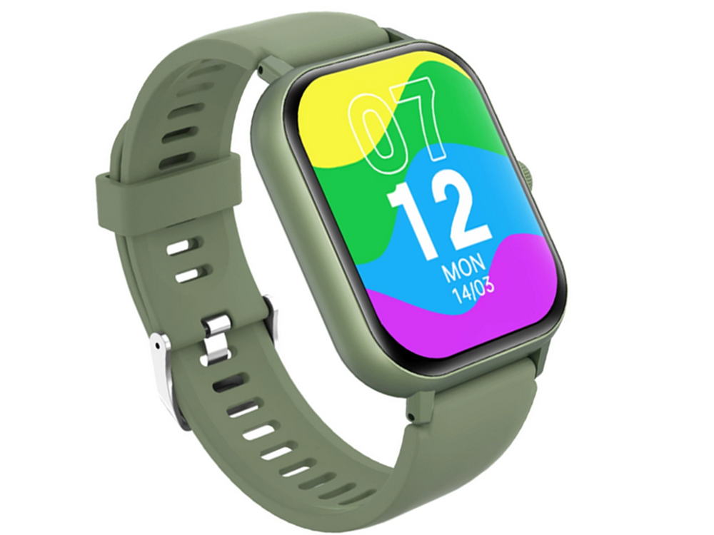 Ceas inteligent pentru femei, bărbați, curea de cauciuc, sport, apeluri Bluetooth, Vernil [8]