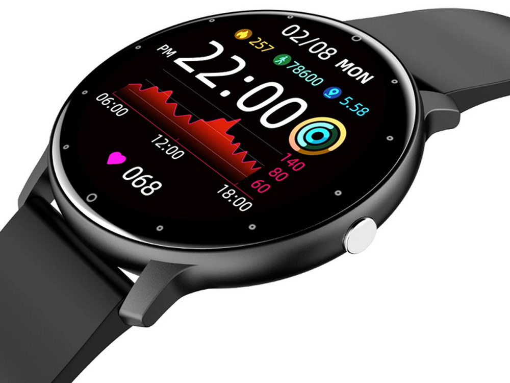 Ceas inteligent pentru femei,  pentru bărbați,curea de cauciuc, sport, Bluetooth, apeluri [7]