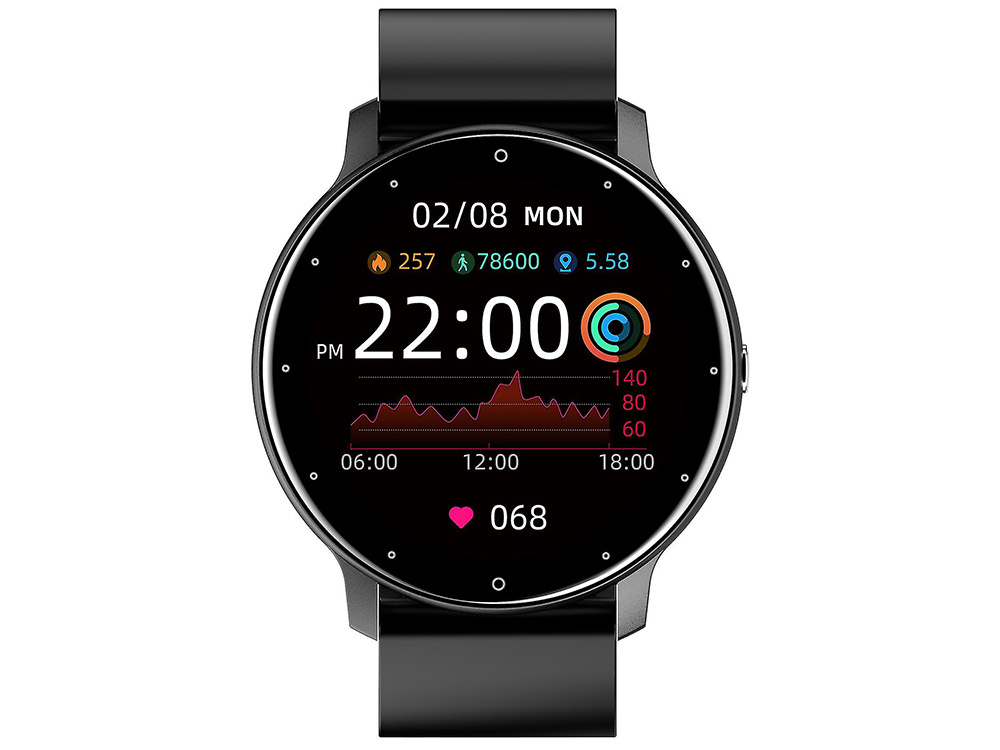 Ceas inteligent pentru femei,  pentru bărbați,curea de cauciuc, sport, Bluetooth, apeluri [4]