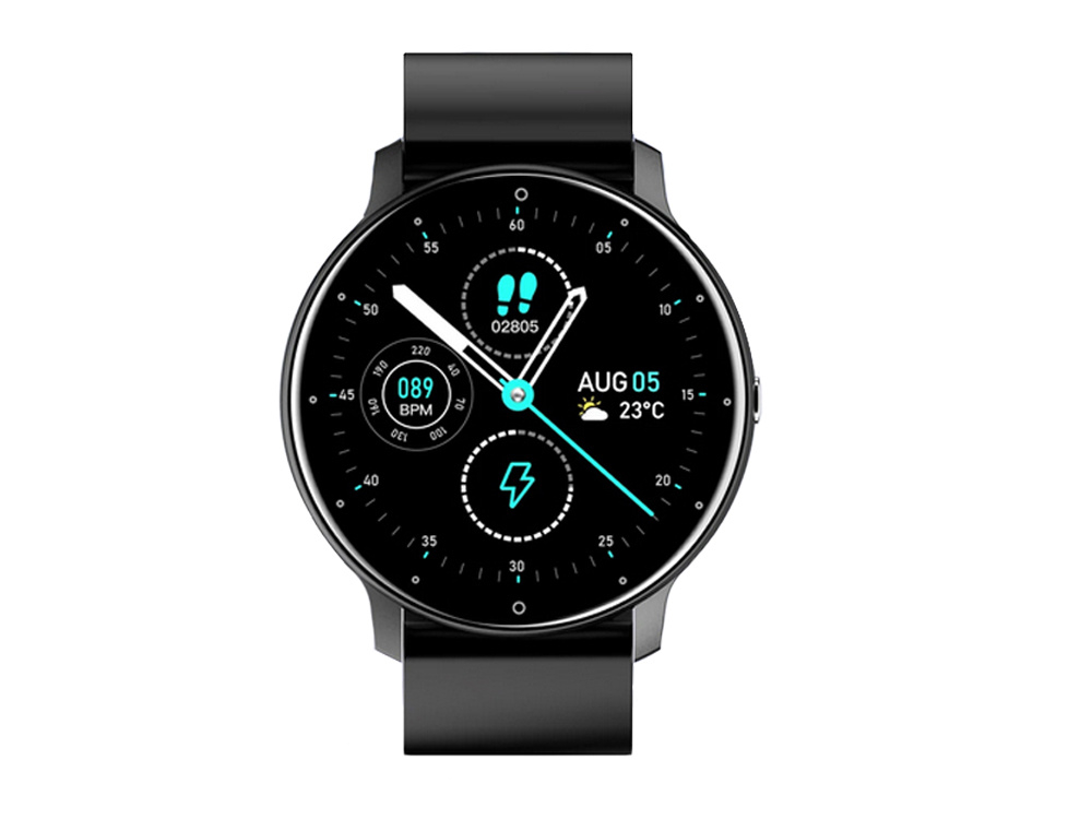 Ceas inteligent pentru femei,  pentru bărbați,curea de cauciuc, sport, Bluetooth, apeluri [2]