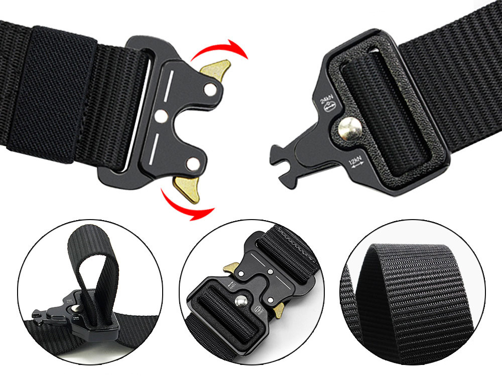 Centura Tactica De Supravietuire, Militara Cu Catarama QR [5]