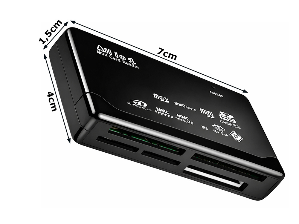 Cititor De Carduri De Memorie Pentru Camera USB MULTI CF SD MICRO SD XD MS MMC [5]