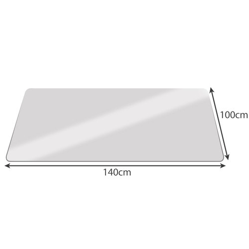 Covor protector sub scaun 100x140cm  - lapte [3]
