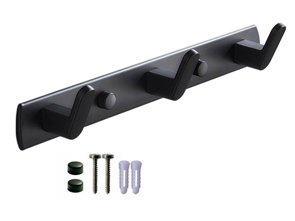 Cuier baie pentru haine, prosoape, bucătărie, cuier perete loft 24,5 cm [5]