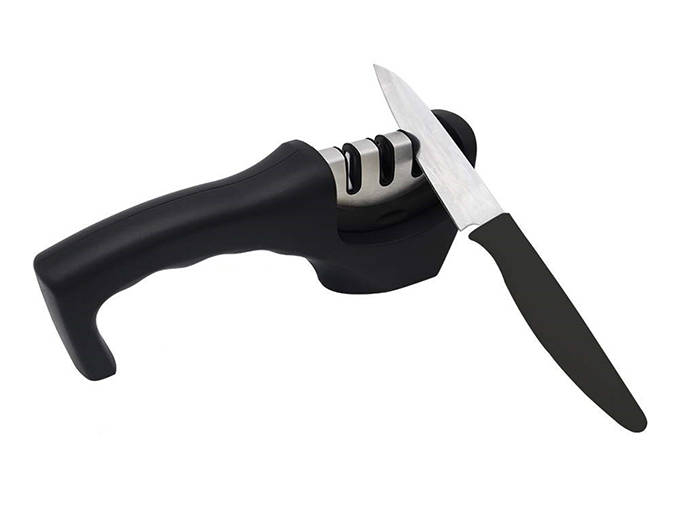Dispozitiv ascutit cutite, 3 nivele intensitate, plastic ABS, negru [4]