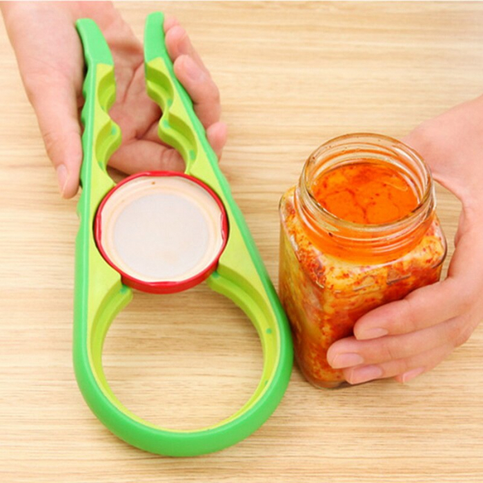 Dispozitiv universal, din plastic, deschidere capace conserve, rosu [2]