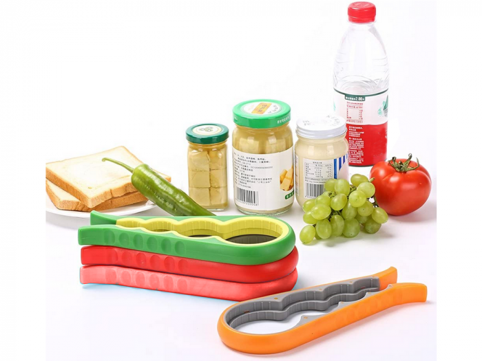 Dispozitiv universal, din plastic, deschidere capace conserve, rosu [5]