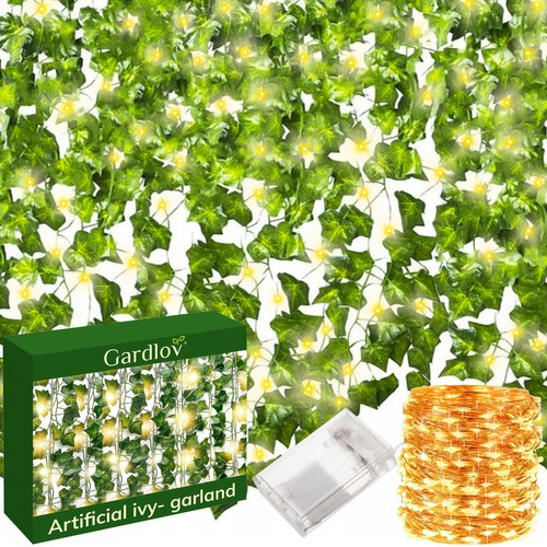 Ghirlada iedera artificiala cu lumina led [8]